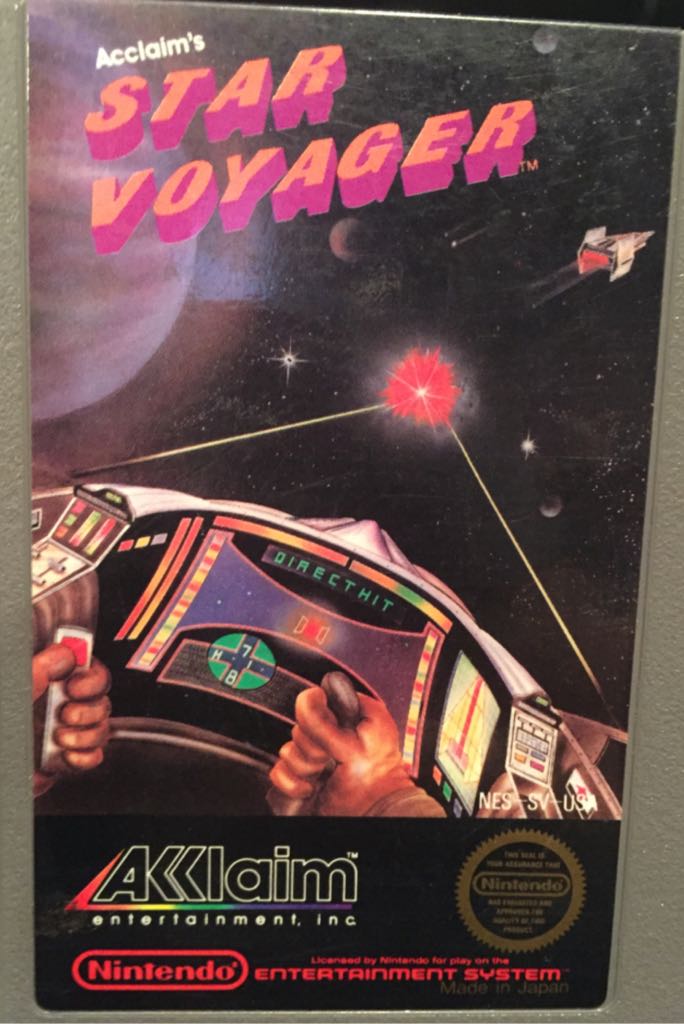 Acclaim’s Star Voyager - Nintendo Entertainment System (NES) video game collectible - Main Image 1