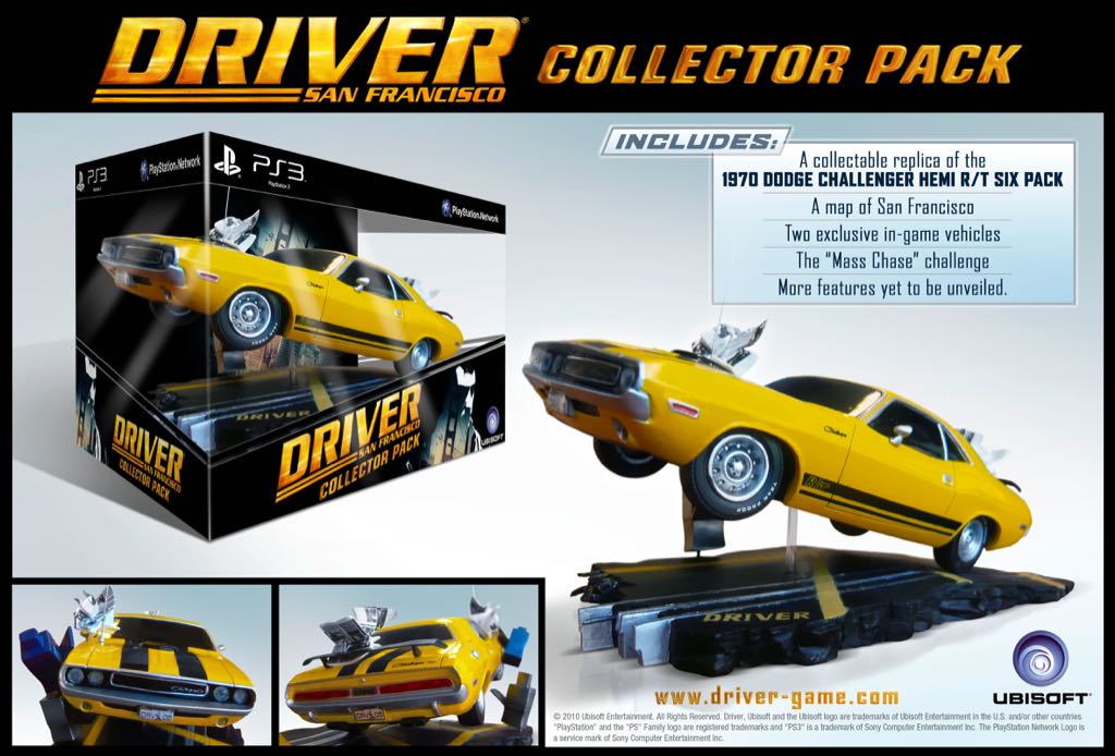 Driver: San Francisco Collector Pack - Microsoft Xbox 360 (Ubisoft) video game collectible [Barcode 3307217929627] - Main Image 2