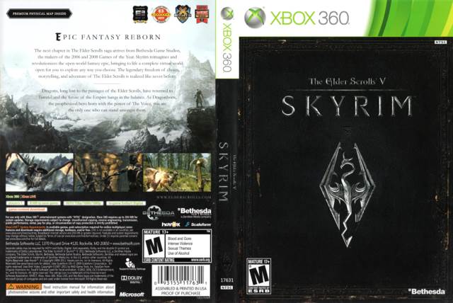 The Elder Scrolls V: Skyrim - Microsoft Xbox 360 (Bethesda Softworks - 1) video game collectible [Barcode 0093155141407] - Main Image 2