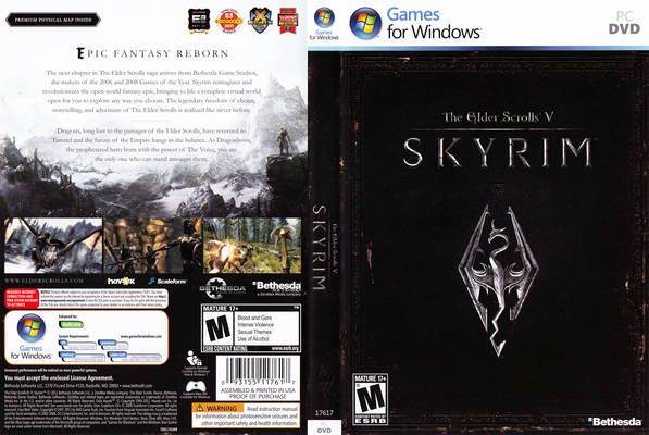 Elder Scrolls V: Skyrim - Microsoft Xbox 360 (Bethesda Softworks - 1) video game collectible [Barcode 093155117631] - Main Image 2
