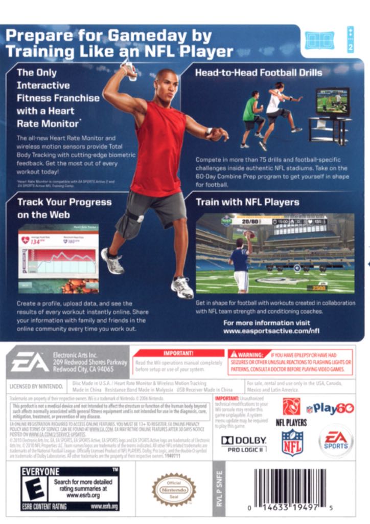 NFL Training Camp - Nintendo Wii video game collectible - Main Image 2