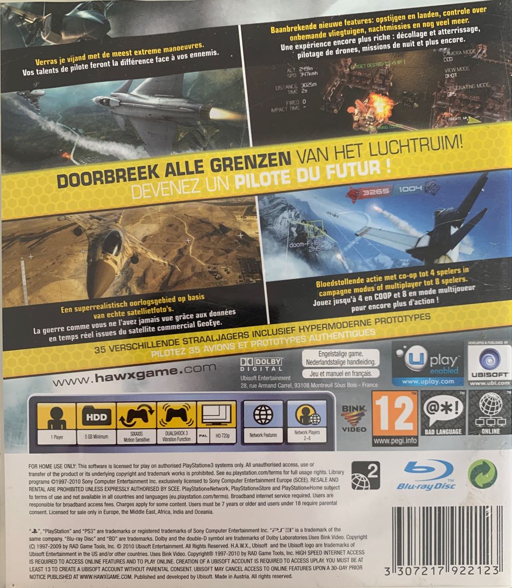 Tom Clancys H.a.w.x 2 - Sony PlayStation 3 (PS3) (Ubisoft Entertainment - 1) video game collectible [Barcode 3307217922123] - Main Image 2