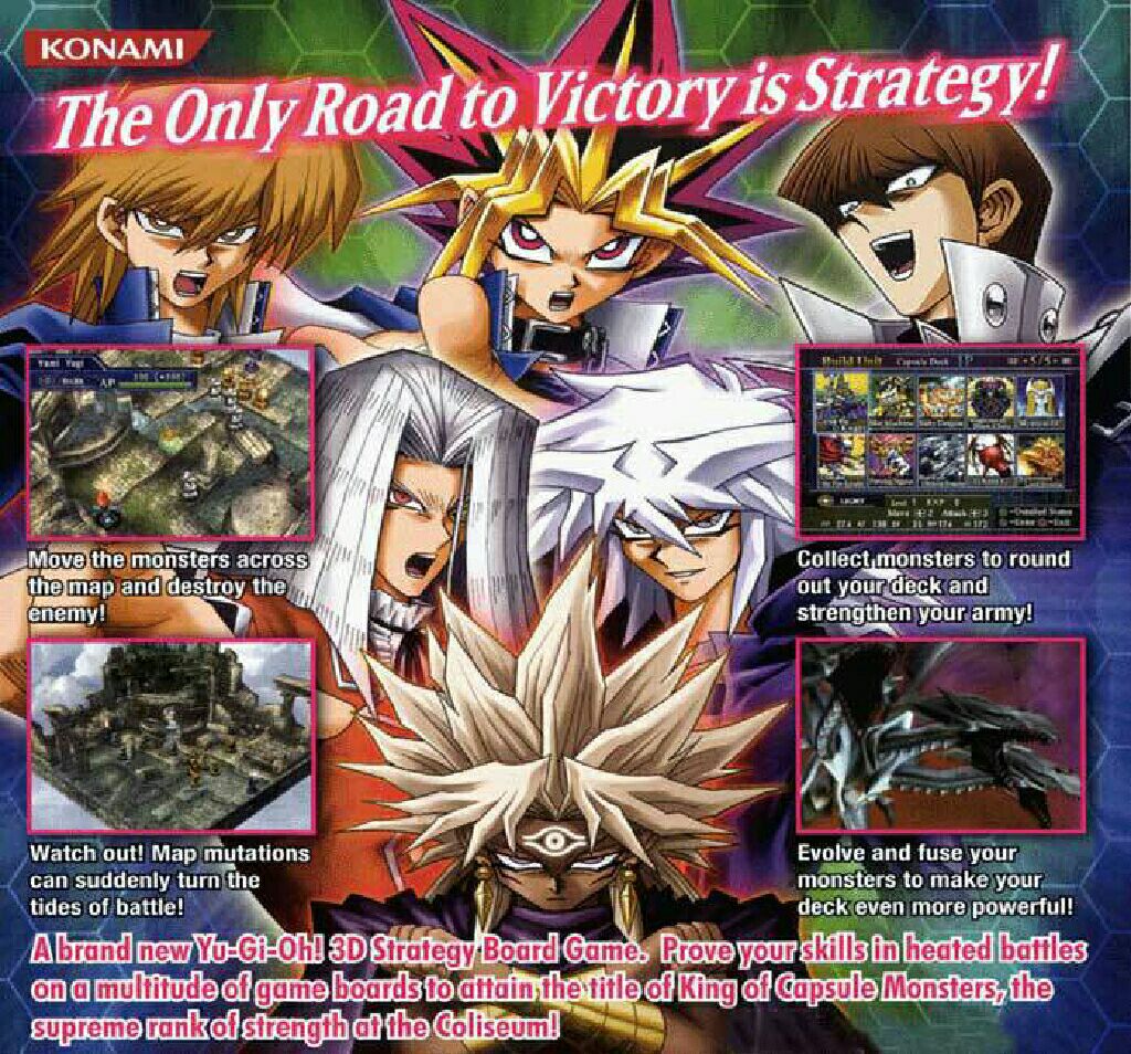 Yu-Gi-Oh! : Capsule Monster Coliseum - Sony PlayStation 2 (PS2) (Konami - 1-2) video game collectible [Barcode 4012927024836] - Main Image 2