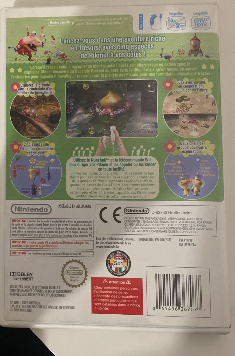 Pikmin 2 Nouvelle Façon De Jouer ! - Nintendo Wii (Nintendo - 1-2) video game collectible [Barcode 045496367077] - Main Image 2