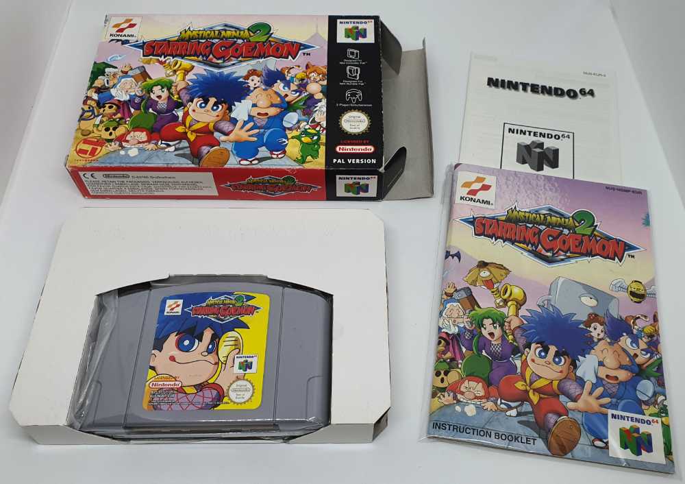 Mystical Ninja 2 Starring Goemon - Nintendo 64 (N64) (Konami - 1) video game collectible [Barcode 4988602602487] - Main Image 3