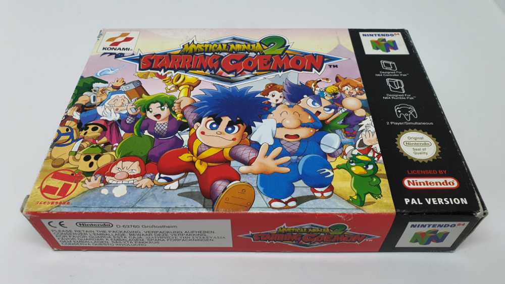 Mystical Ninja 2 Starring Goemon - Nintendo 64 (N64) (Konami - 1) video game collectible [Barcode 4988602602487] - Main Image 4