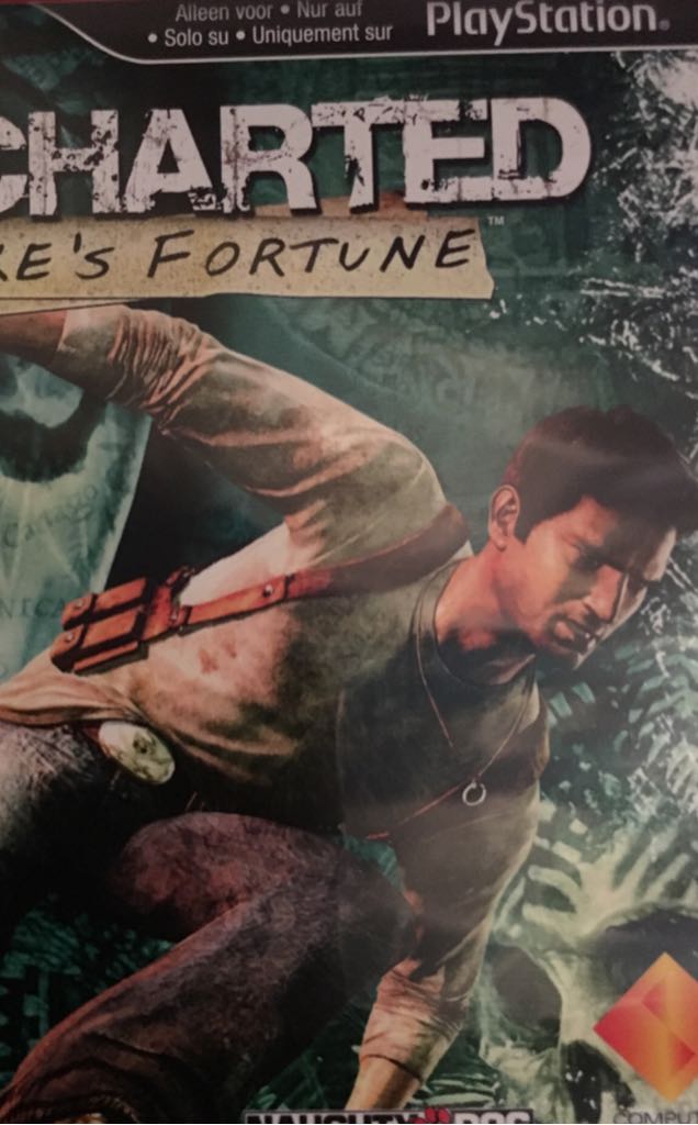 Uncharted Drake’s Fortune - Sony PlayStation 3 (PS3) video game collectible [Barcode 711719244349] - Main Image 1