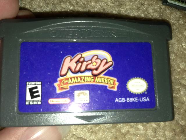 Kirby & The Amazing Mirror - Nintendo Game Boy Advance (GBA) video game collectible - Main Image 1