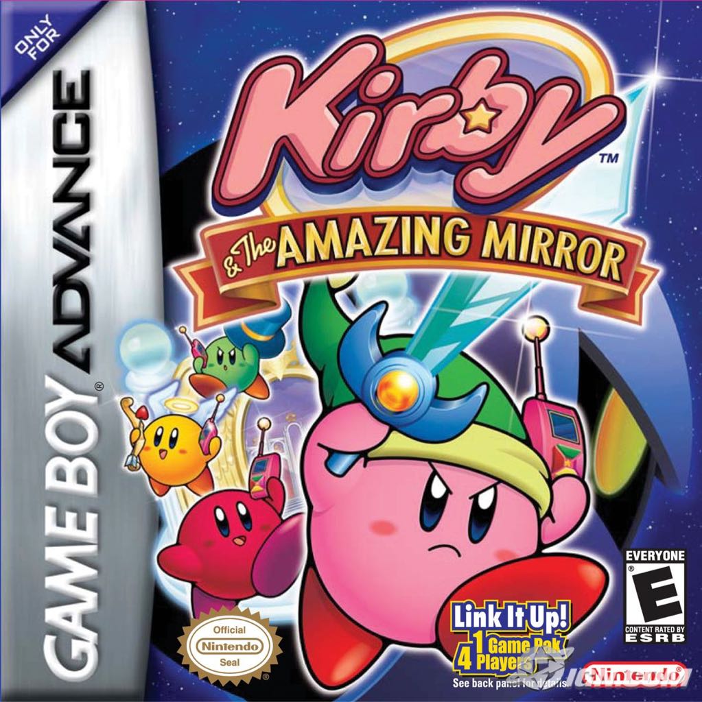 Kirby & The Amazing Mirror - Nintendo Game Boy Advance (GBA) video game collectible - Main Image 1