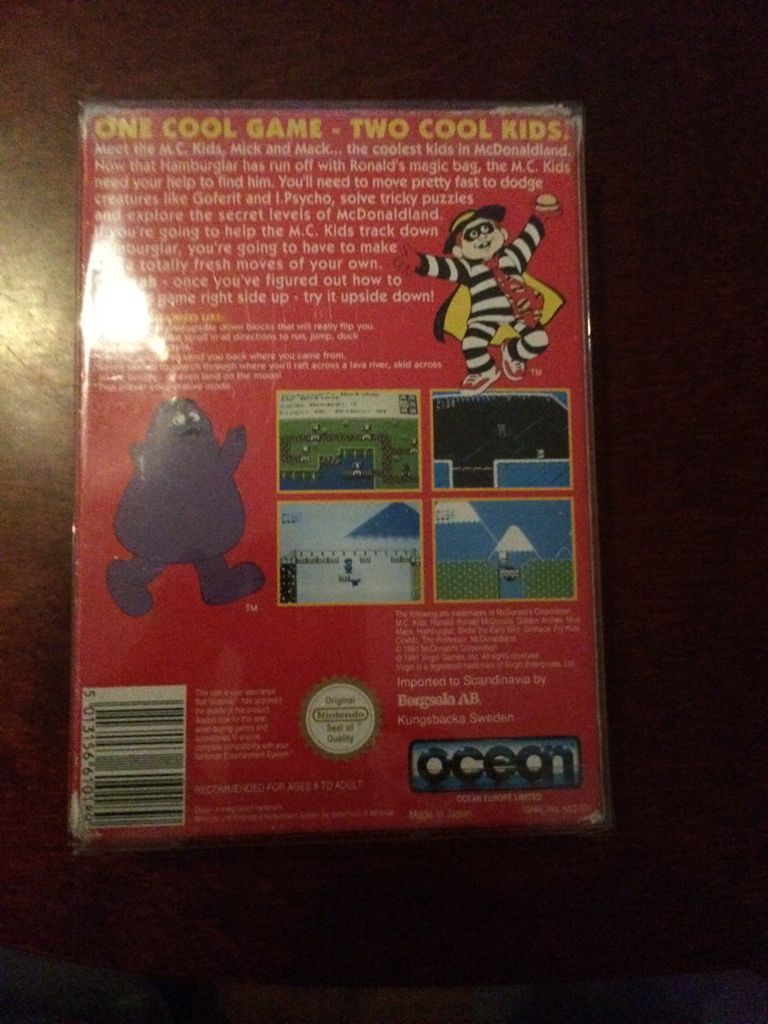 Mcdonaldland - Nintendo Entertainment System (NES) video game collectible - Main Image 2