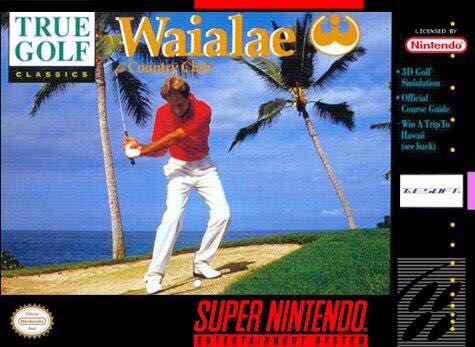 Waialae Country Club - Nintendo Super Nintendo Entertainment System (SNES) video game collectible - Main Image 1