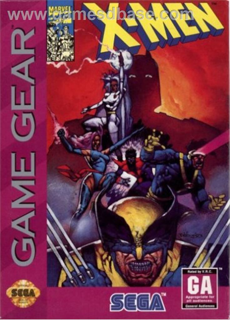 Xmen NO CASE - Sega Game Gear video game collectible - Main Image 1