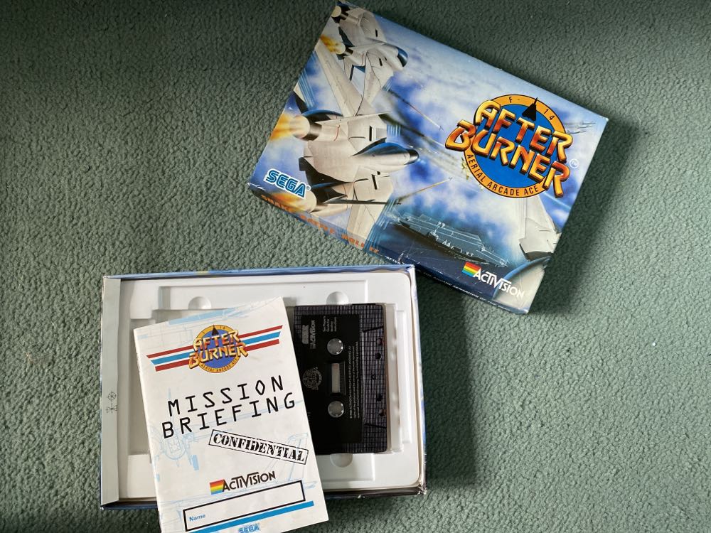 Afterburner - Sinclair ZX Spectrum (Activision) video game collectible [Barcode 047875465886] - Main Image 4