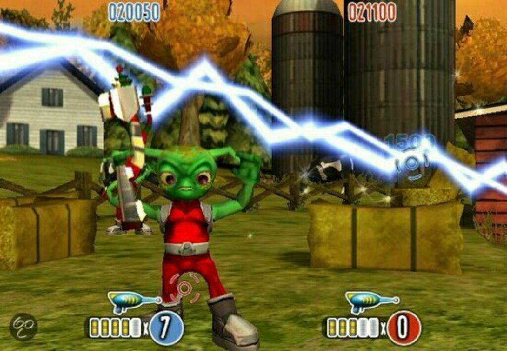 Martian Panic - Nintendo Wii (Zoo Games - 1-4) video game collectible [Barcode 5055377601560] - Main Image 2