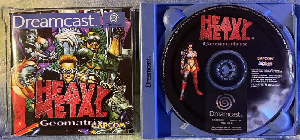 Heavy Metal Geomatrix - Sega Dreamcast (Boite Et Notice) video game collectible - Main Image 3