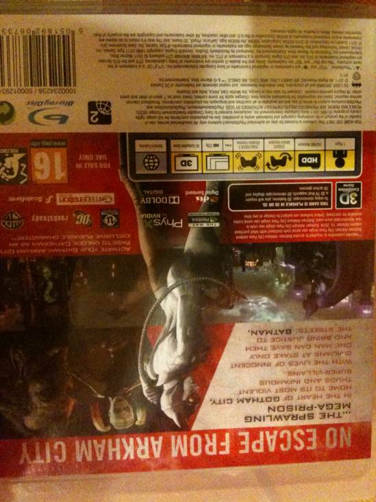Batman: Arkham City - Sony PlayStation 3 (PS3) (Warner Bros Interactive - 1) video game collectible [Barcode 5051892067331] - Main Image 2