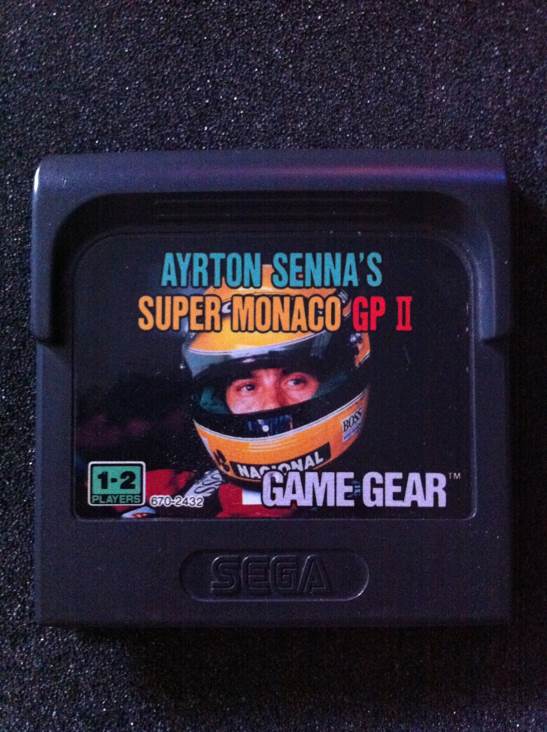 Ayrton Senna’s Super Monaco GP II - Sega Game Gear video game collectible - Main Image 1