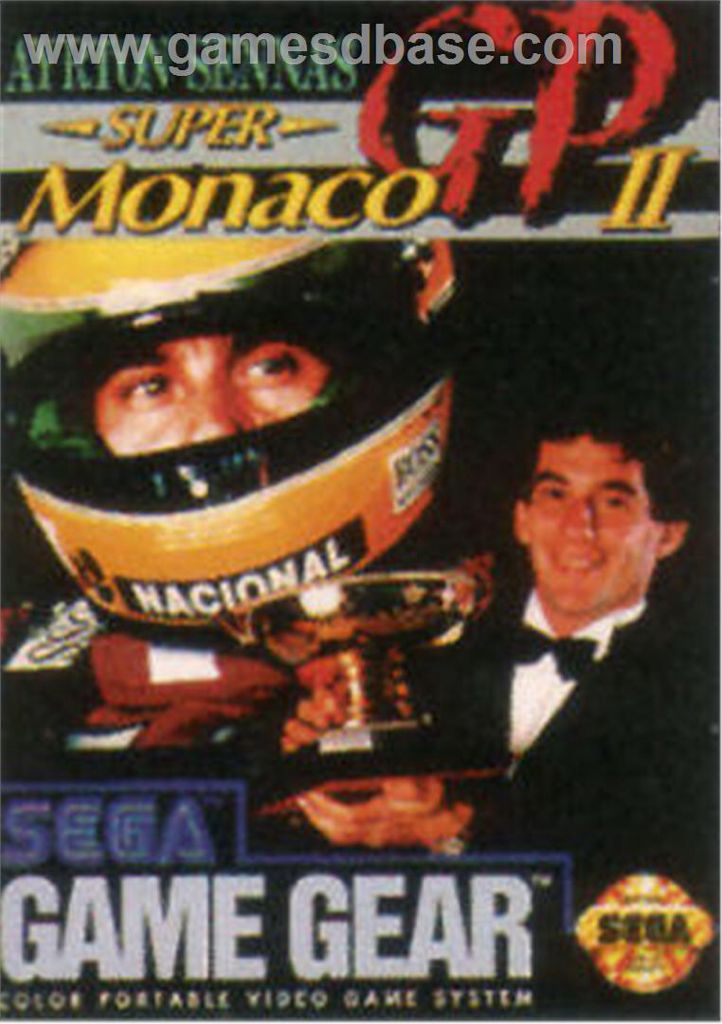 Ayrton Senna’s Super Monaco GP II - Sega Game Gear video game collectible - Main Image 1