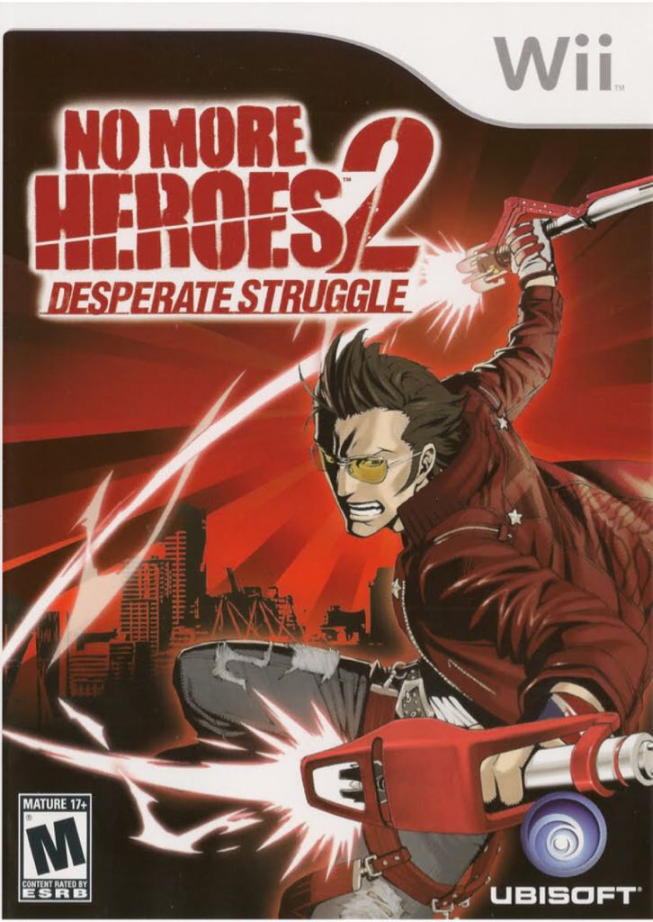 No More Heroes 2 Desperate Struggle - Nintendo Wii video game collectible - Main Image 1