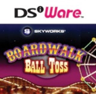 Boardwalk Ball Toss - Nintendo DSi video game collectible - Main Image 1