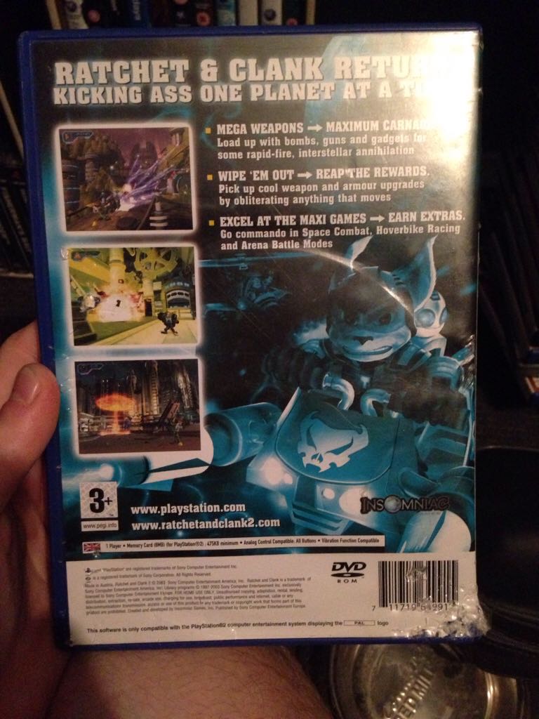 Ratchet & Clank 2 - Sony PlayStation 2 (PS2) video game collectible - Main Image 2