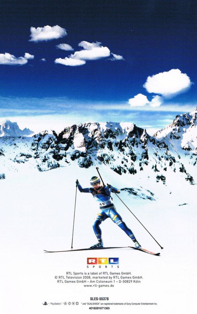 RTL BIATHLON 2009 - Sony PlayStation 2 (PS2) video game collectible [Barcode 4018281671365] - Main Image 2