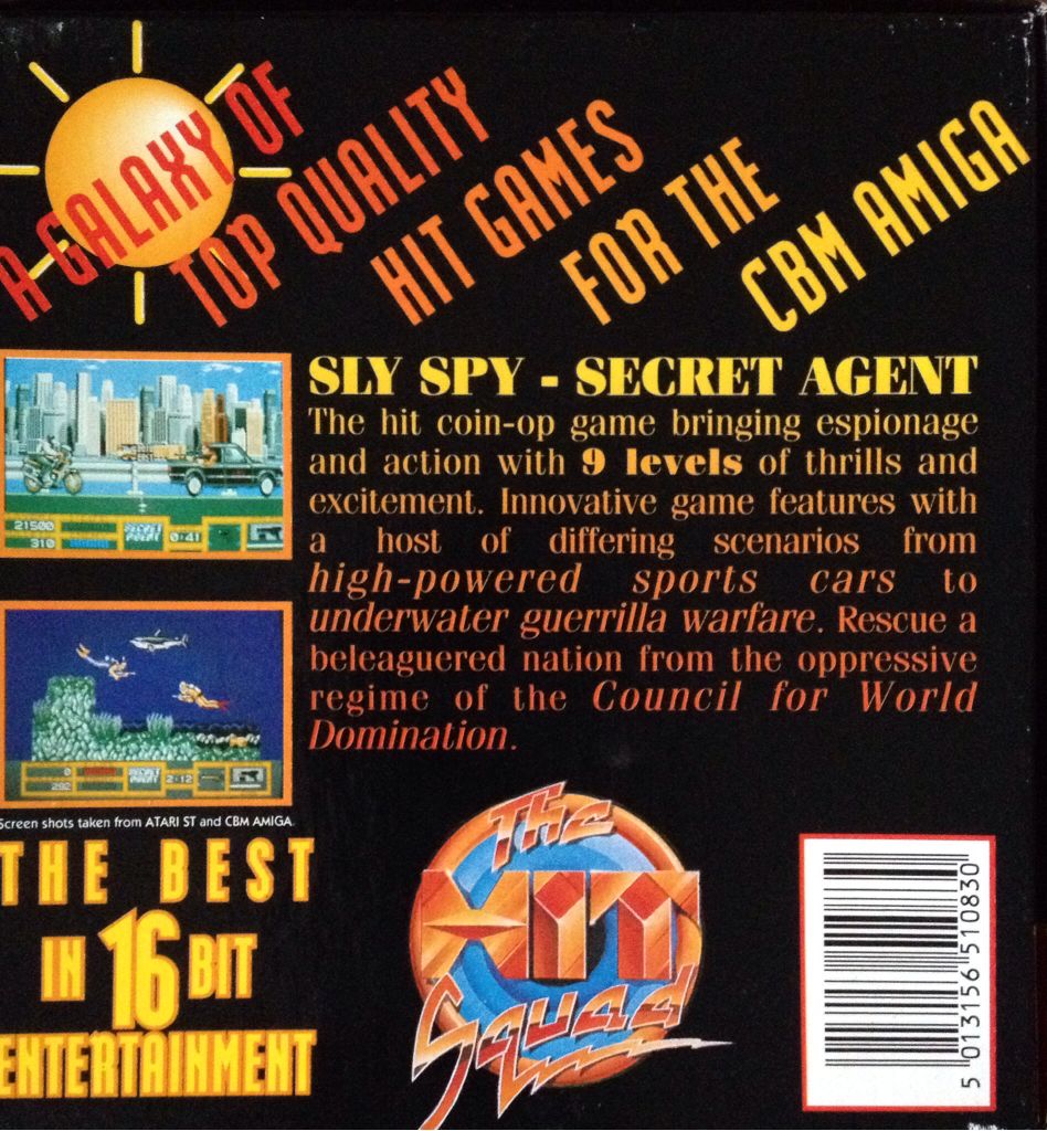 Sly Spy Secret Agent - Commodore Amiga (Ocean Software Ltd.) video game collectible - Main Image 2