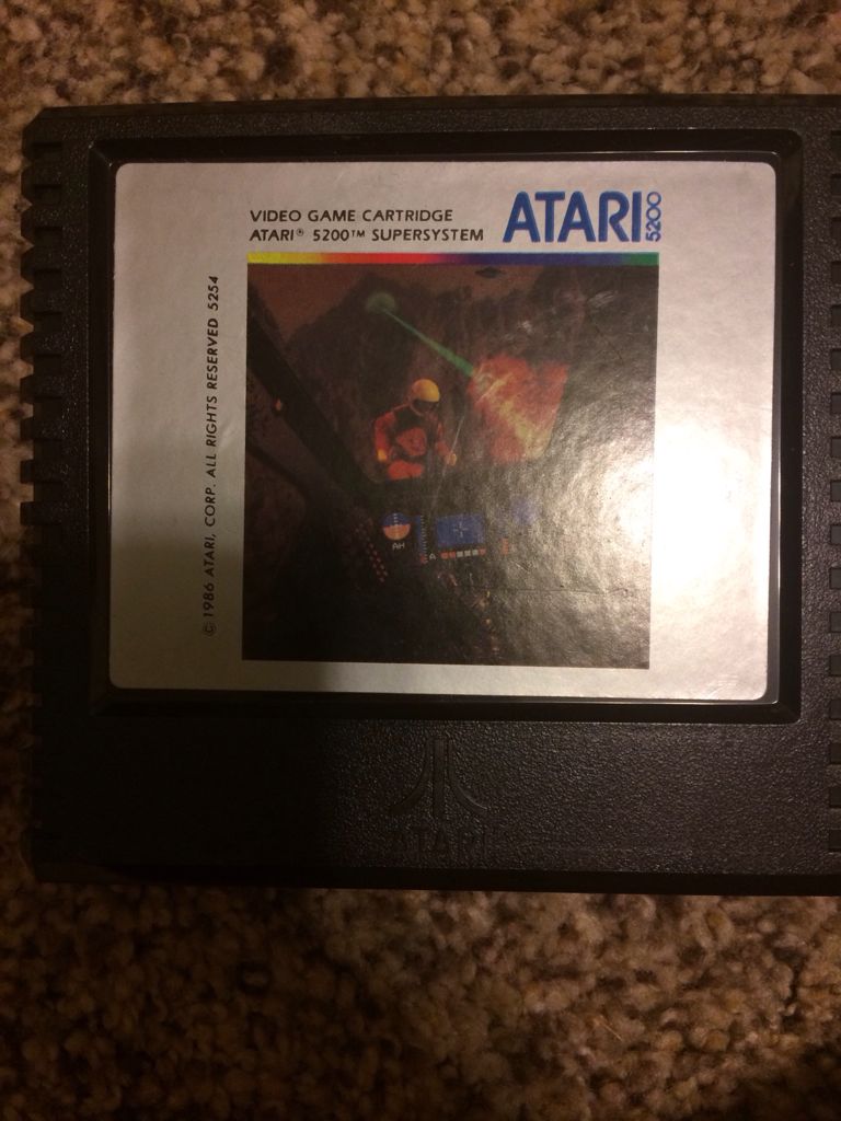 Rescue On Fractalus - Atari 5200 video game collectible - Main Image 1