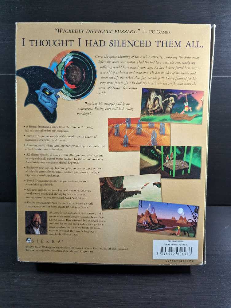 Torin’s Passage - PC (Sierra On-Line, Inc.) video game collectible - Main Image 2