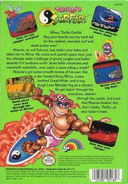 T&C Surf Designs: Thrilla’s Surfari - Nintendo Entertainment System (NES) (LJN - 1) video game collectible [Barcode 023582051857] - Main Image 2