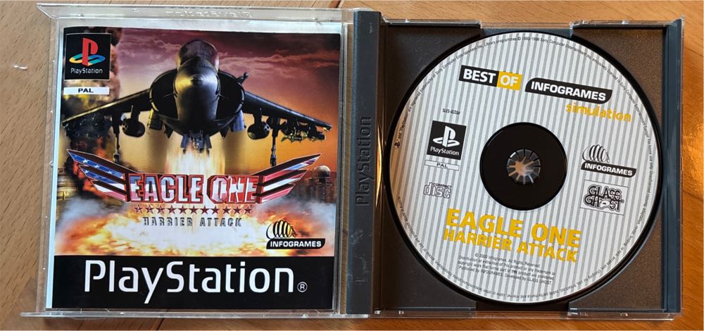 Eagle One: Harrier Attack - Sony PlayStation (Infogrames - 2) video game collectible [Barcode 3546430013595] - Main Image 2