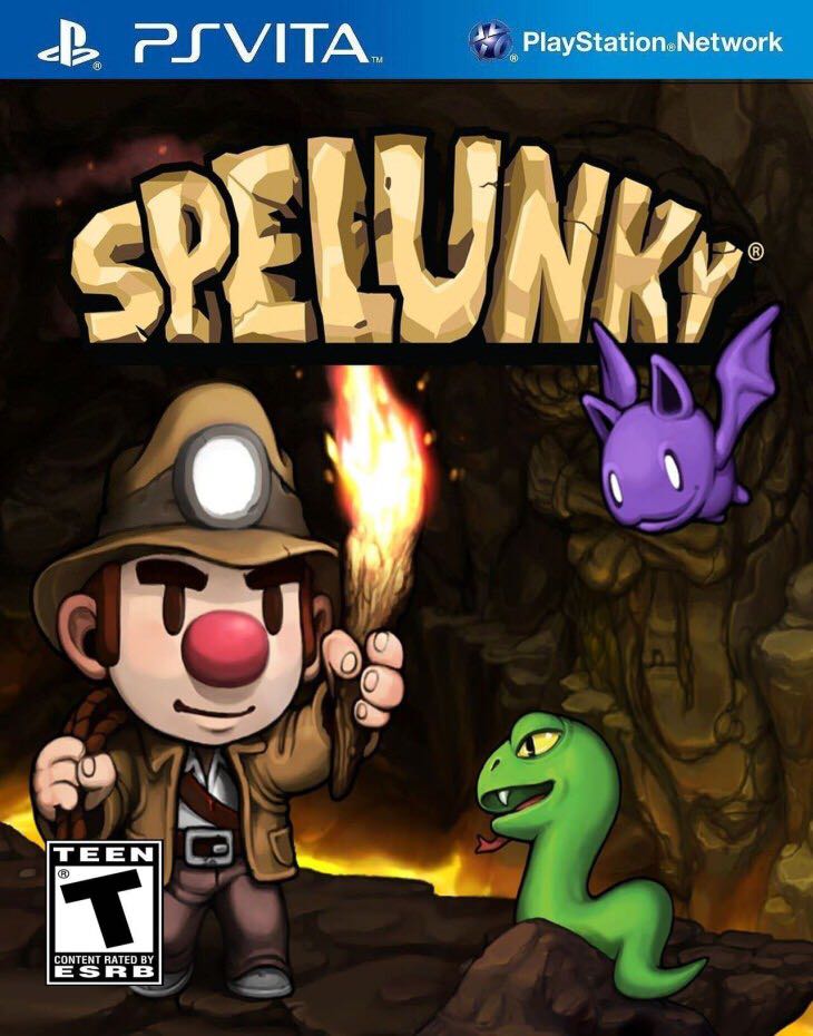Spelunky - Sony PlayStation Vita (PS Vita) video game collectible - Main Image 1