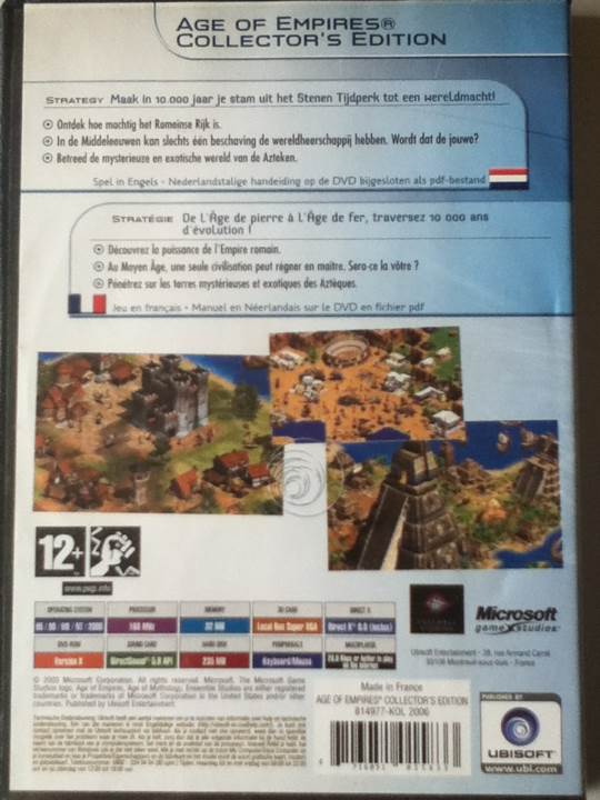 Age of Empires - Collector’s Edition - PC (Ubisoft - 1) video game collectible [Barcode 8716051015833] - Main Image 2