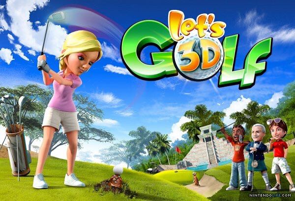 Lets Golf - Nintendo 3DS eShop video game collectible - Main Image 1