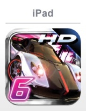 Asphalt 6 HD - Apple iOS video game collectible - Main Image 1
