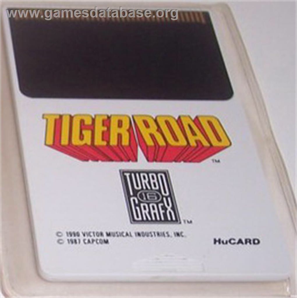 Tiger Road - NEC TurboGrafx-16 (Romstar / NEC - 1-2) video game collectible [Barcode 092218000941] - Main Image 2