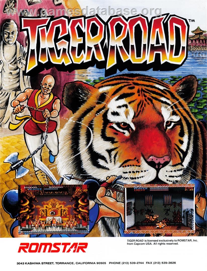 Tiger Road - NEC TurboGrafx-16 (Romstar / NEC - 1-2) video game collectible [Barcode 092218000941] - Main Image 3