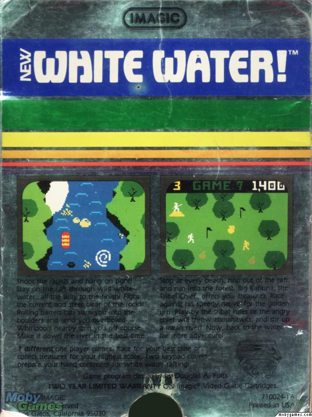White Water - Intellivision (Imagic) video game collectible - Main Image 2