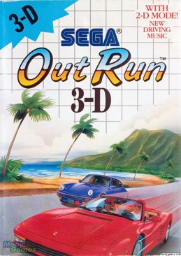 OutRun 3-D - Sega Master System (Sega) video game collectible - Main Image 1