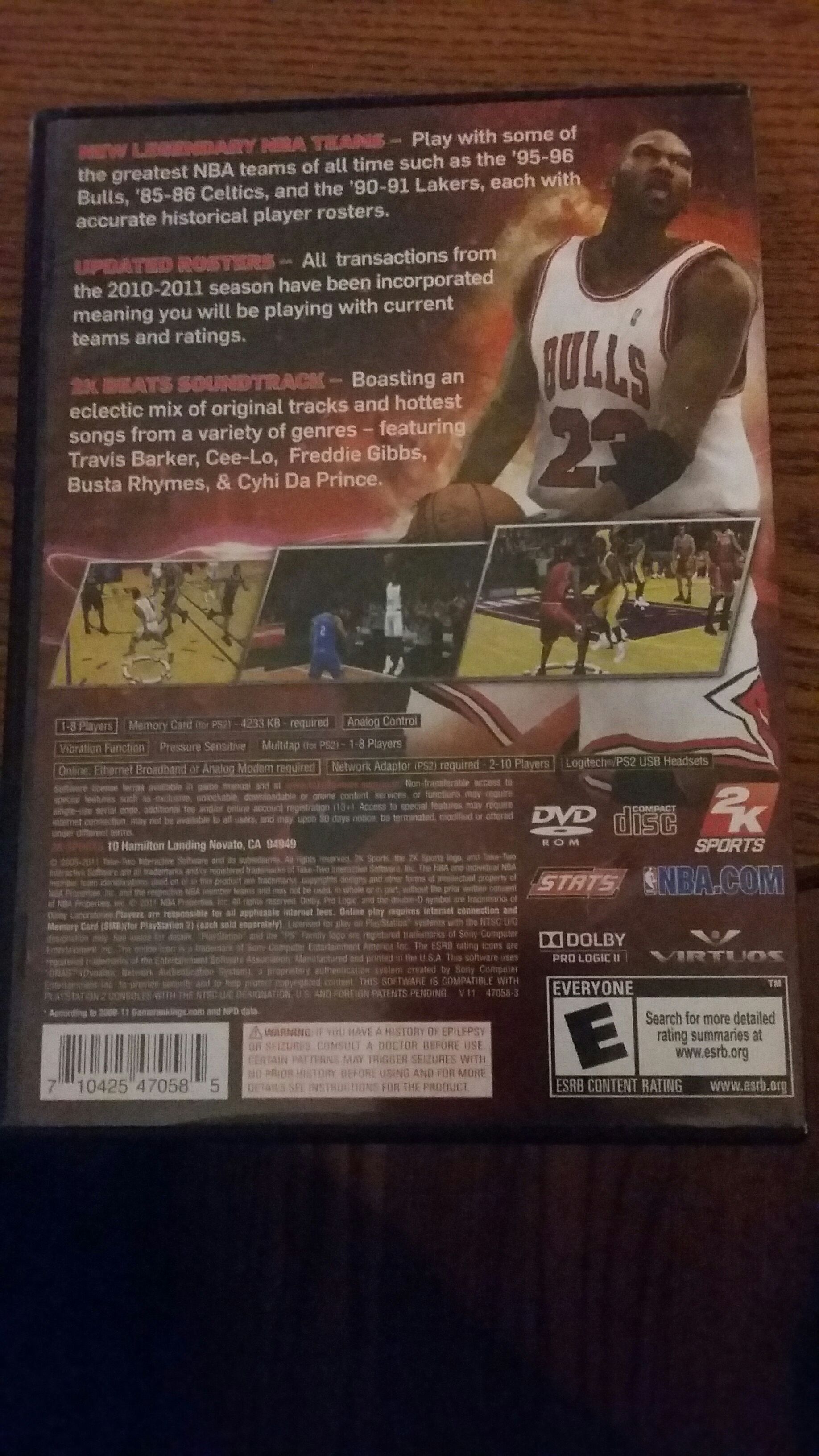 Nba 2k12 - Sony PlayStation 2 (PS2) video game collectible - Main Image 2