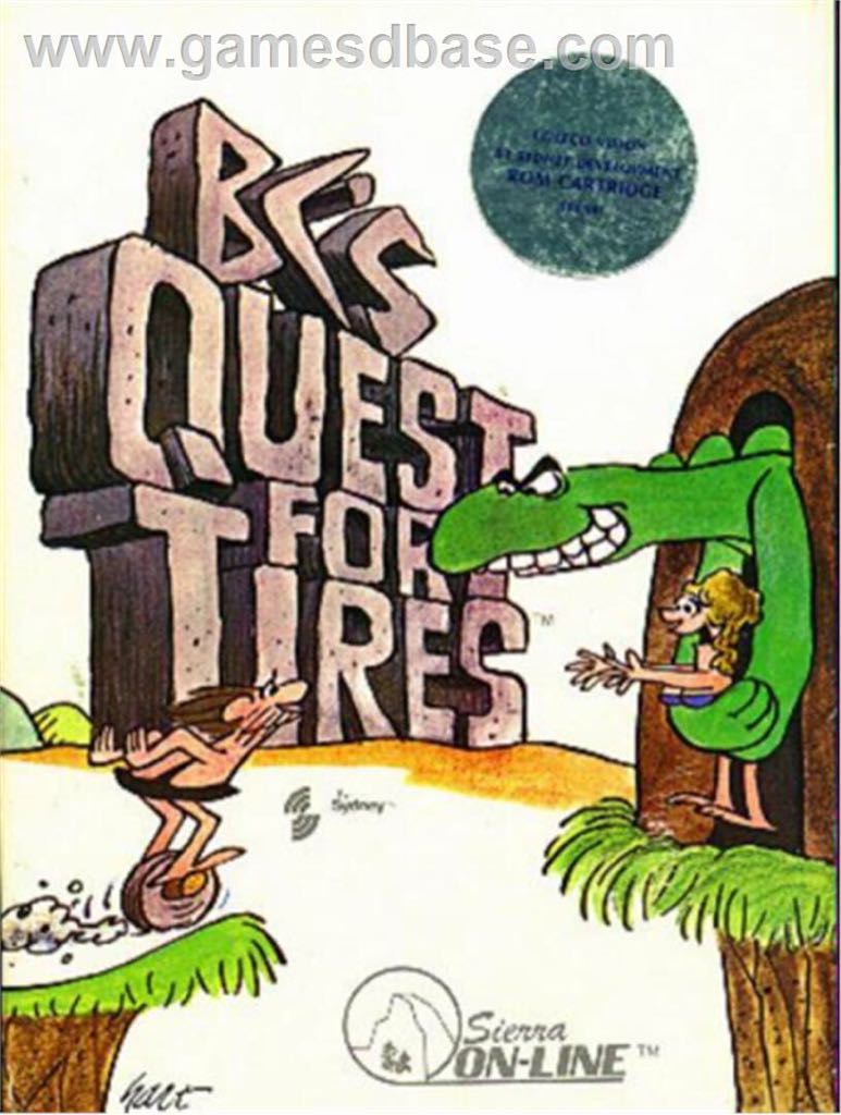 B.C’s Quest For Tires - Commodore 64 video game collectible - Main Image 1