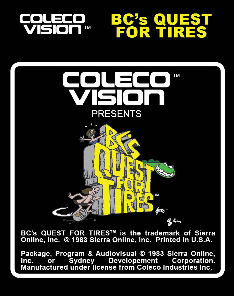 B.C’s Quest For Tires - Commodore 64 video game collectible - Main Image 3