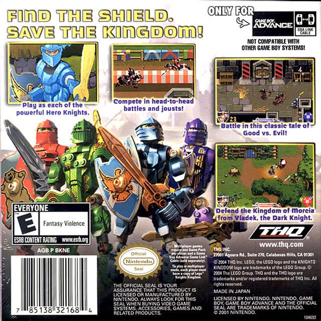 Lego Knights Kingdom - Nintendo Game Boy Advance (GBA) (THQ - 2) video game collectible - Main Image 2