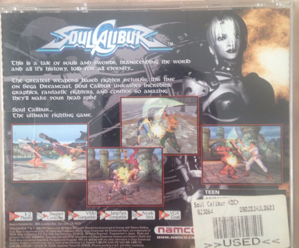 Soul Caliber - Sega Dreamcast video game collectible - Main Image 2