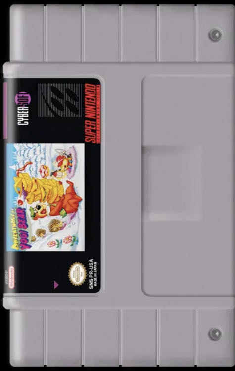 Adventures of Yogi Bear - Nintendo Super Nintendo Entertainment System (SNES) (Cyber Soft - 1) video game collectible - Main Image 4