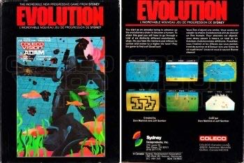 Evolution - Colecovision (Sydney) video game collectible - Main Image 2