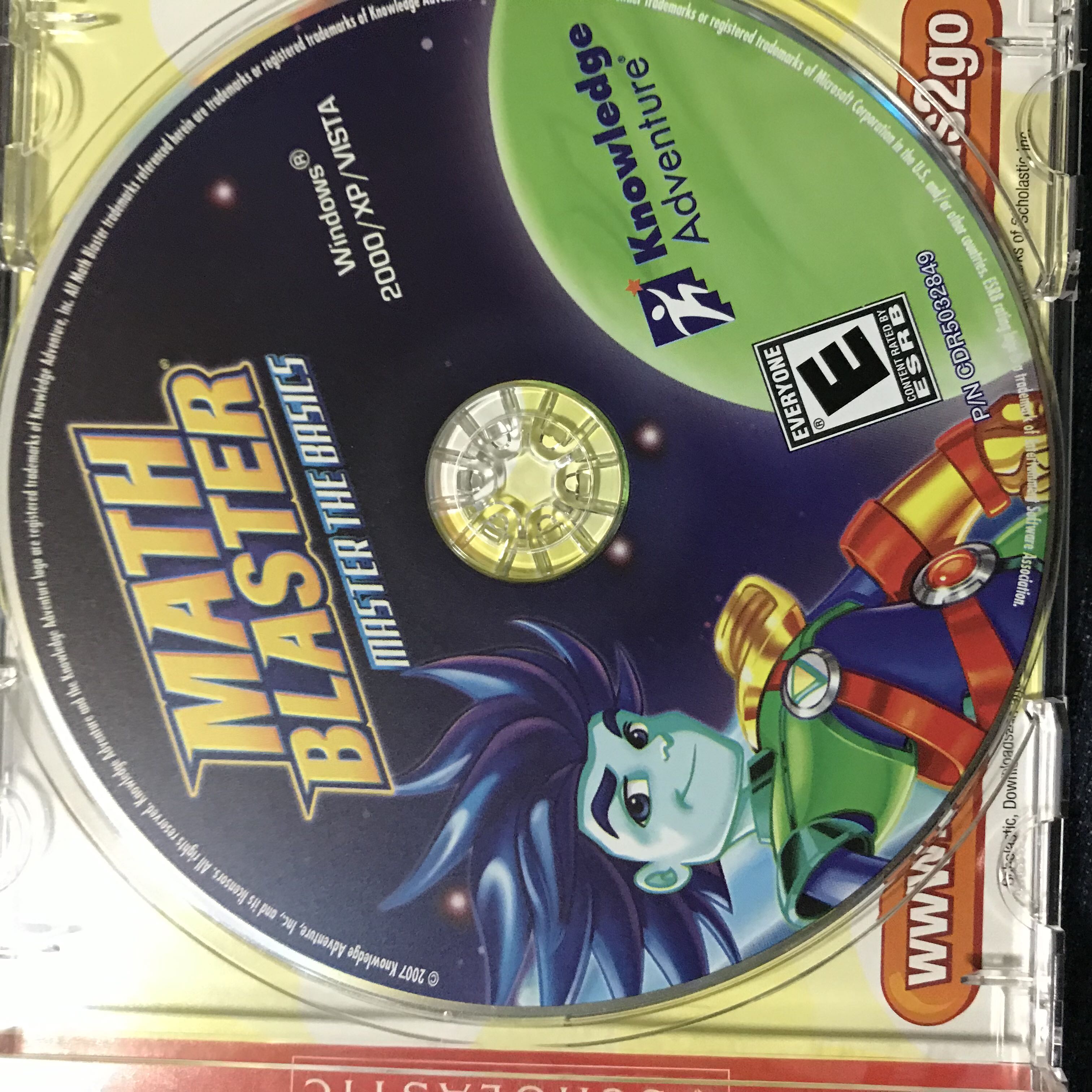 Math Blaster - PC (Davidson Software - 1) video game collectible [Barcode 051581022226] - Main Image 3