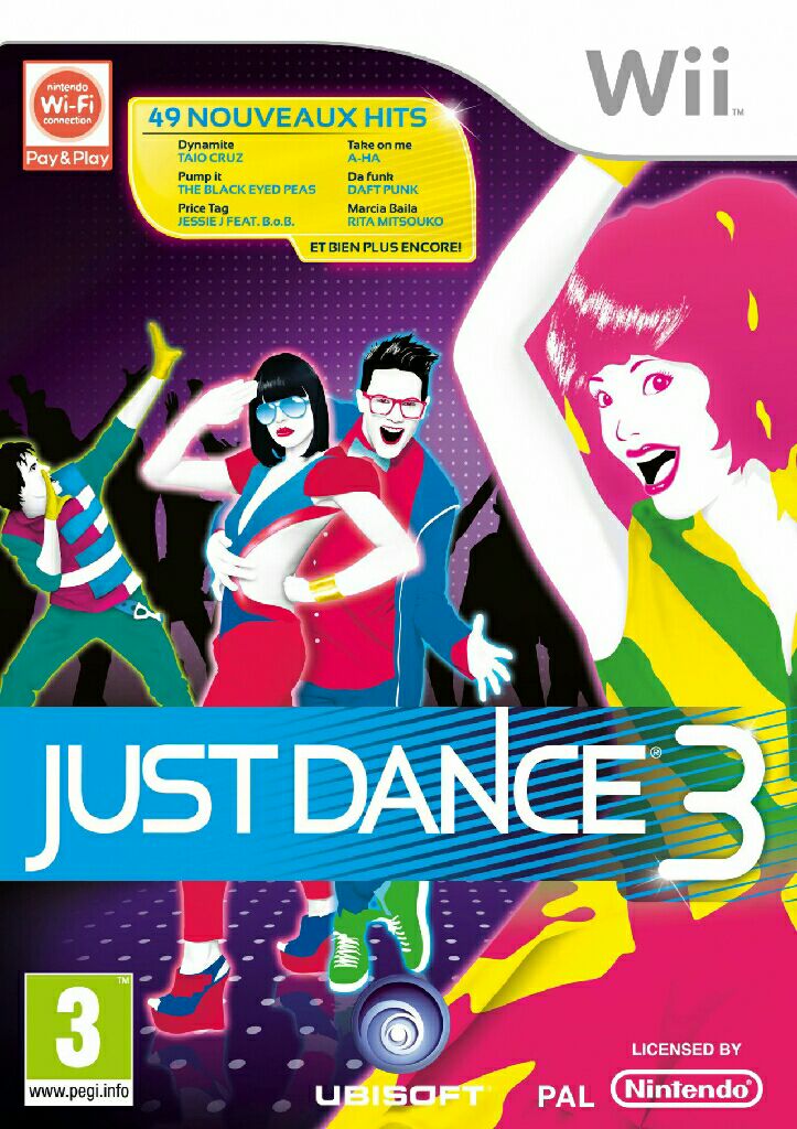 Just Dance 3 - Nintendo Wii (4) video game collectible [Barcode 3307215601587] - Main Image 1