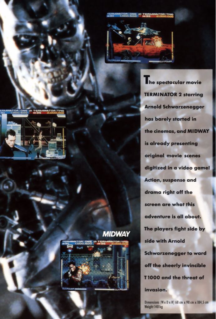 Terminator 2: Judgment Day - Arcade (Midway - 1-2) video game collectible - Main Image 2
