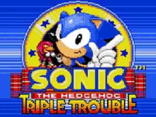 Sonic Triple Trouble - Nintendo 3DS Virtual Console (Sega - 1) video game collectible - Main Image 1
